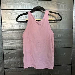 Athleta CONSCIOUS BUILT-IN BRA TANK A-C small s lilac purple workout